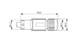 SAC-2P-M12FSB/ 0,3-910/M12FSB Bus system cable