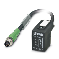SAC-2P-M8MS/5,0-PUR/BI-1L-Z180 Sensor/actuator cable