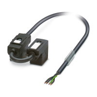 SAC- 3,0/0,2-116/2XB-1L-Z Double valve connector cable