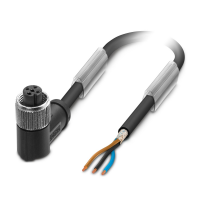 SAC-3P- 1,5-PUR/M12FR SH Sensor/actuator cable