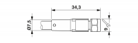 SAC-3P-10,0-PVC/M 8FS BK VA Sensor/actuator cable