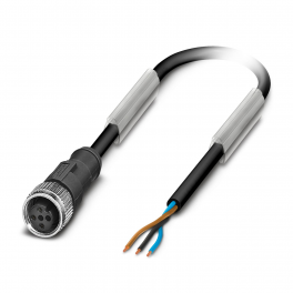 SAC-3P-10,0-PVC/M12FS BK Sensor/actuator cable