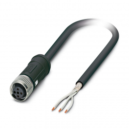 SAC-3P- 3,0-28R/FS SCO RAIL Sensor/actuator cable