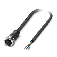 SAC-3P- 3,0-PUR/P12FS Sensor/actuator cable