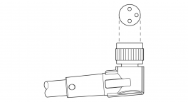SAC-3P- 5,0-280/M 8FR-2L Sensor/actuator cable