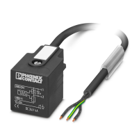 SAC-3P- 5,0-PUR/A-1L-R-ES-4A Sensor/actuator cable