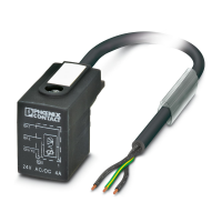 SAC-3P- 5,0-PUR/B-1L-V Sensor/actuator cable