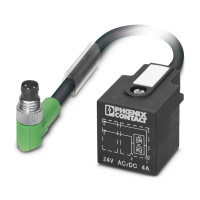 SAC-3P-M 8MR/0,31-PUR/A-1L-Z Sensor/actuator cable
