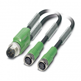 SAC-3P-M12Y/2X1,5-PUR/M 8FS Sensor/actuator cable