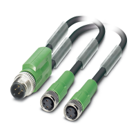 SAC-3P-M12Y/2X3,0-PUR/M 8FS Sensor/actuator cable