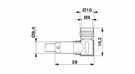 SAC-3P-M8FS/1,5-PUR/M8FRSH AI Sensor/actuator cable