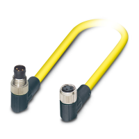 SAC-3P-M8MR/ 0,5-542/M8 FR BK Sensor/actuator cable