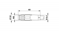 SAC-3P-M8MS/3,0-PUR/M8FRSH AI Sensor/actuator cable