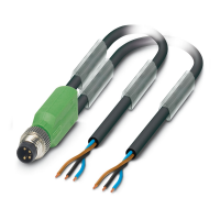 SAC-3P-M8Y/2X10,0-PUR Sensor/actuator cable