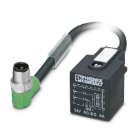 SAC-3P-MR/ 0,3-PUR/A-1L-Z SCO Sensor/actuator cable
