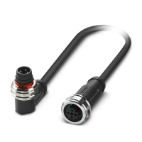 SAC-3P-P12MR/ 0,6-PUR/P12FS Sensor/actuator cable