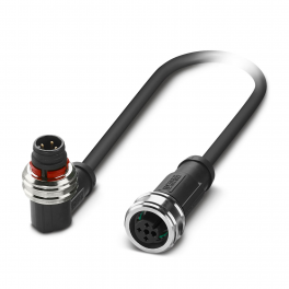 SAC-3P-P12MR/ 0,6-PUR/P12FS Sensor/actuator cable