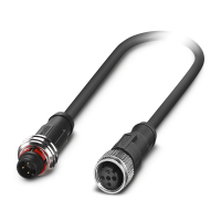 SAC-3P-P12MS/ 0,3-PUR/M12FS Sensor/actuator cable