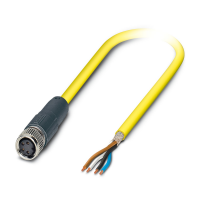 SAC-4P-10,0-542/M8 FS SH BK Sensor/actuator cable