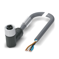 SAC-4P-10,0-PUR/M12FRT Power cable