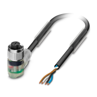 SAC-4P-10,0-PVC/M12FR-3L Sensor/actuator cable
