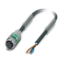 SAC-4P-10,0-PVC/M12FS-2L Sensor/actuator cable