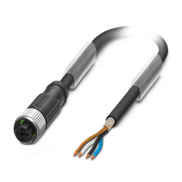 SAC-4P-10,0-PVC/M12FS SH VA Sensor/actuator cable