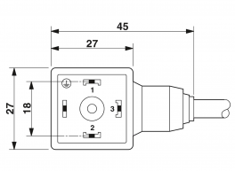 SAC-4P- 2,55-534/AD AE Sensor/actuator cable