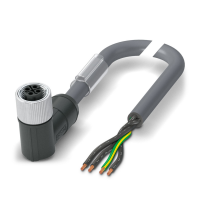SAC-4P- 2,0-PUR/M12FRS PE Power cable