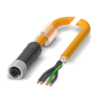 SAC-4P-20,0-PUR/M12FSS PE SH Power cable