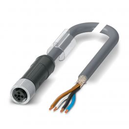 SAC-4P-5,0-PUR/M12FST SH Power cable