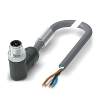 SAC-4P-M12MRT/ 5,0-PUR Power cable