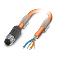 SAC-4P-M12MS/10,0-960 VA Bus system cable