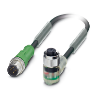 SAC-4P-M12MS/3,0-PUR/M12FR-3L Sensor/actuator cable
