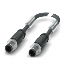 SAC-4P-M12MS/ 3,0-PUR/MS BK SH Sensor/actuator cable