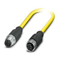 SAC-4P-M12MS/ 0,5-542/M12FSSH Sensor/actuator cable
