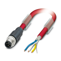 SAC-4P-M12MS/ 5,0-990 Bus system cable