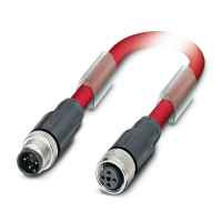SAC-4P-M12MS/ 5,0-990/M12FS Bus system cable