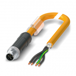 SAC-4P-M12MSS/ 3,0-PUR PE SH Power cable