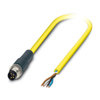 SAC-4P-M8MS/ 5,0-542 BK Sensor/actuator cable