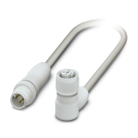 SAC-4P-MS/0,6-600/M12FR-3L FB Sensor/actuator cable