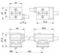 SAC-4P1,5/A1LSV/0,15-PVC/A1LSV Sensor/actuator cable