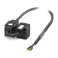 SAC- 5,0/0,2-116/2XA-1L-Z Double valve connector cable