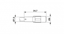 SAC-5P- 2,0-115/M 8SIFSB Sensor/actuator cable