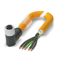 SAC-5P- 3,0-PUR/M12FRK PE SH Power cable