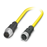 SAC-5P-M12MS/ 1,5-542/M12FS BK Sensor/actuator cable