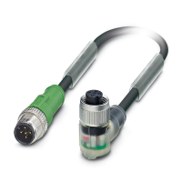 SAC-5P-M12MS/0,6-PUR/M12FR-3L Sensor/actuator cable