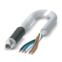 SAC-5P-M12MSL/ 1,5-280 FE SH Power cable