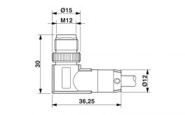 SAC-5P-MRC2/17-920/MRC3 SH 1NC Bus system cable
