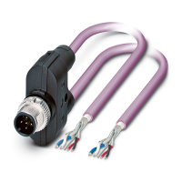 SAC-5PY-M/2X 2,0-920 Bus system cable